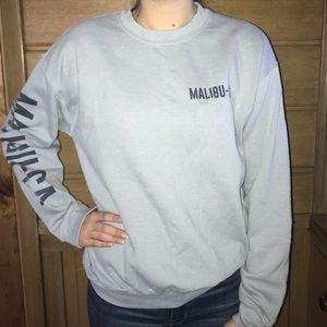 Malibu, CA Brandy Melville sweatshirt